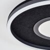 Halor Deckenleuchte LED Schwarz, 1-flammig