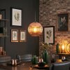 Ripoll Hängeleuchte Glas 20 cm Kupferfarben, 1-flammig