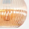 Koyoto Deckenleuchte Glas 20 cm Bernsteinfarben, 1-flammig