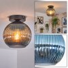 Koyoto Deckenleuchte Glas 20 cm Blau, 1-flammig