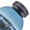 Koyoto Deckenleuchte Glas 20 cm Blau, 1-flammig