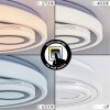 Rarel Deckenleuchte LED Chrom, Weiß, 1-flammig