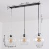 Koyoto Hängeleuchte Glas 30 cm Klar, 3-flammig