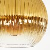 Koyoto Deckenleuchte Glas 20 cm Gold, Klar, 1-flammig