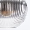 Koyoto Hängeleuchte Glas 30 cm Klar, Rauchfarben, 3-flammig