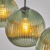 Koyoto Hängeleuchte Glas 25 cm Grün, 3-flammig