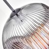 Ripoll Hängeleuchte Glas 30 cm Klar, Rauchfarben, 1-flammig