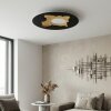 Holan Deckenleuchte LED Gold, Schwarz, Weiß, 1-flammig
