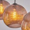 Koyoto Hängeleuchte Glas 30 cm Kupferfarben, 3-flammig