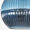 Koyoto Deckenleuchte Glas 25 cm Blau, 1-flammig