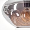 Mertola Hängeleuchte Glas 35 cm Rauchfarben, 1-flammig