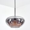 Mertola Hängeleuchte Glas 35 cm Rauchfarben, 1-flammig