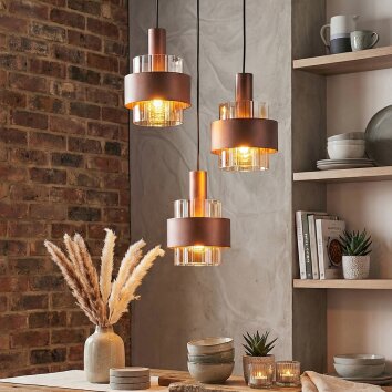 Traak Hängeleuchte Schwarz, 3-flammig