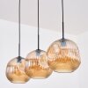 Ripoll Hängeleuchte Glas 30 cm Bernsteinfarben, 3-flammig