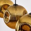 Ripoll Hängeleuchte Glas 30 cm Gold, 3-flammig