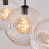 Ripoll Hängeleuchte Glas 30 cm Klar, 3-flammig