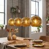 Ripoll Hängeleuchte Glas 30 cm Gold, 4-flammig