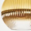 Koyoto Deckenleuchte Glas 30 cm Gold, Klar, 1-flammig