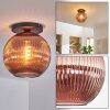Koyoto Deckenleuchte Glas 30 cm Kupferfarben, 1-flammig