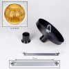 Koyoto Deckenleuchte Glas 30 cm Gold, 1-flammig