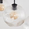 Ripoll Hängeleuchte Glas 25 cm Klar, 3-flammig