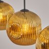 Ripoll Hängeleuchte Glas 25 cm Gold, 3-flammig