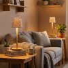 Salgadinho Tischleuchte 2-er Set LED Naturfarben, 1-flammig