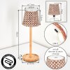 Salgadinho Tischleuchte 2-er Set LED Naturfarben, 1-flammig