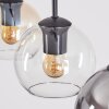 Koyoto Hängeleuchte Glas 15 cm Bernsteinfarben, Klar, Rauchfarben, 3-flammig