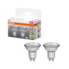 OSRAM LED STAR 2er Set GU10 2,6 Watt 2700 Kelvin 230 Lumen