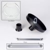 Koyoto Deckenleuchte Glas 30 cm Klar, 1-flammig