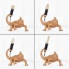 Chamäleon Lampe Lyrion Tischleuchte 2-er Set Gold, Schwarz, 1-flammig