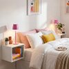 Salgadinho Tischleuchte 2-er Set LED Pink, 1-flammig
