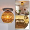 Ripoll Deckenleuchte Glas 25 cm Gold, 1-flammig