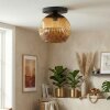 Ripoll Deckenleuchte Glas 25 cm Gold, 1-flammig