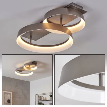 Jelok Deckenleuchte LED Braun, 1-flammig