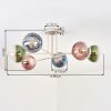 Gastor Deckenleuchte Glas 15 cm Sandfarben, 6-flammig