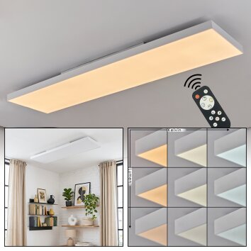 Kadin Deckenpanel LED Weiß, 1-flammig