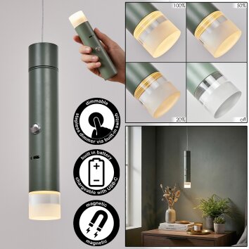 Molten Hängeleuchte LED Grün, 1-flammig