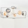 Koyoto Deckenleuchte Glas 15 cm Sandfarben, 6-flammig