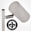 Javel Tischleuchte LED Chrom, Grau, 1-flammig