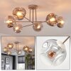 Ripoll Deckenleuchte Glas 15 cm Sandfarben, 6-flammig