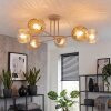 Ripoll Deckenleuchte Glas 15 cm Sandfarben, 6-flammig