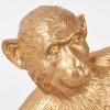 Affenlampe Kemor Tischleuchte Gold, Schwarz, 1-flammig
