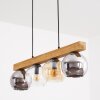 Koyoto Hängeleuchte Glas 15 cm Naturfarben, Schwarz, 4-flammig