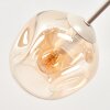 Ripoll Deckenleuchte Glas 15 cm Sandfarben, 6-flammig