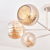 Ripoll Deckenleuchte Glas 15 cm Sandfarben, 6-flammig