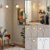 Sarel Stehleuchte LED Nickel-Matt, 2-flammig