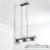 Folar Pendelleuchte LED Schwarz, 3-flammig