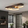 Jelok Deckenleuchte LED Braun, 1-flammig